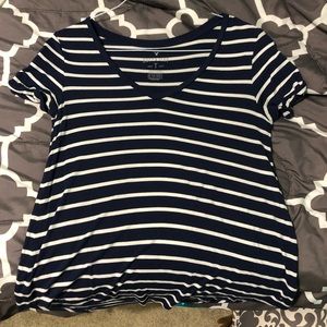 American Eagle striped tee